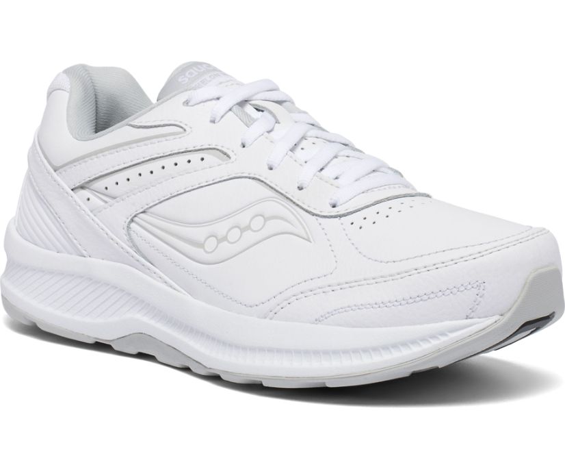 Saucony Echelon Walker 3 Wide Women's Walking Shoes White | Canada 240YXFU